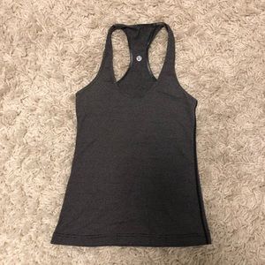 Lululemon Cool Racerback Size 4 in Black stripe